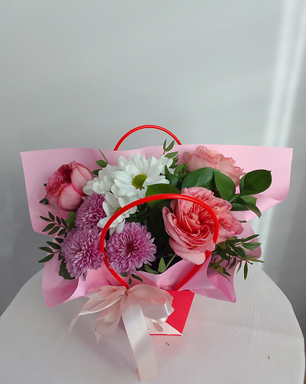 Assembled bouquet with delivery to Astana