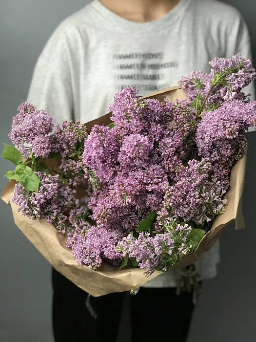 Bouquet of lilac flowers in a pack (10 pcs)