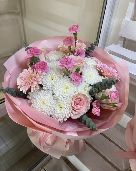 Assembled bouquet with delivery to Astana