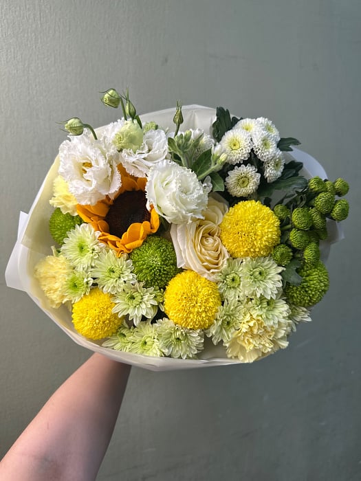 Солнечное настроение с подсолнухами