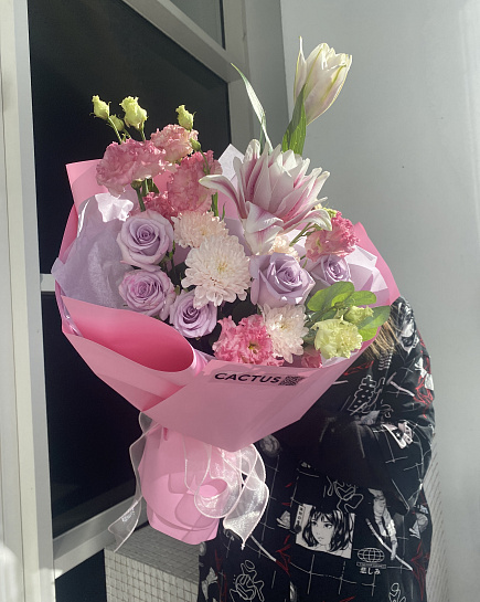 Assembled bouquet with delivery to Astana