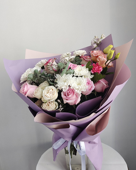 Assembled bouquet with delivery to Astana