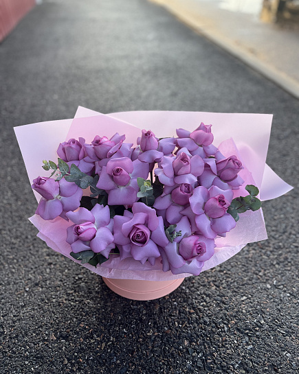 Bouquet of Lilac vibe flowers delivered to Rudniy