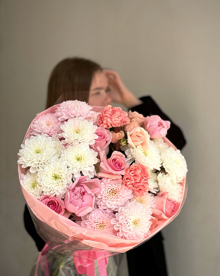 Bouquet of Barbie bouquet flowers delivered to Astana