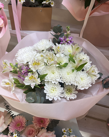 Assembled bouquet with delivery to Astana