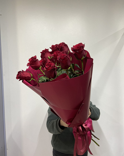 Assembled bouquet with delivery to Astana