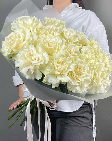 Bouquet of Bouquet of 15 premium roses flowers delivered to Almaty