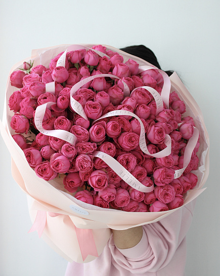 Bouquet of Bouquet of spray peony roses flowers delivered to Astana