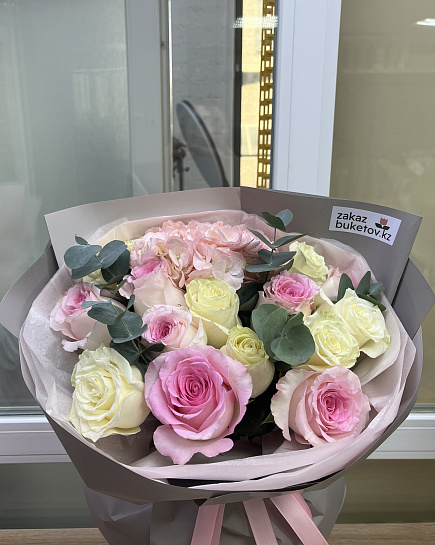 Assembled bouquet with delivery to Astana