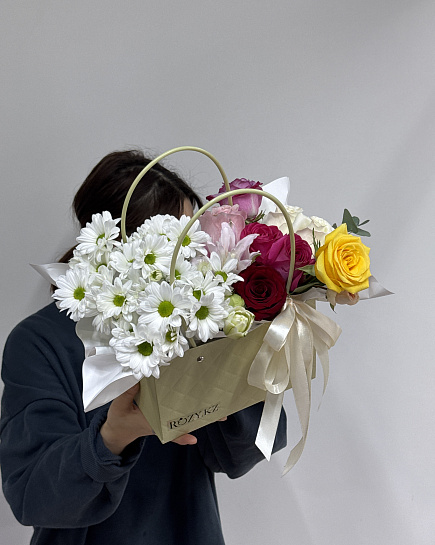 Assembled bouquet with delivery to Astana