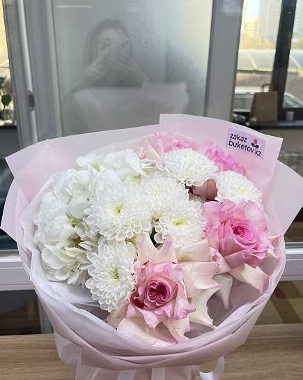 Assembled bouquet with delivery to Astana