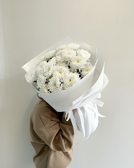 Bouquet of Snow White 2 flowers delivered to Shymkent
