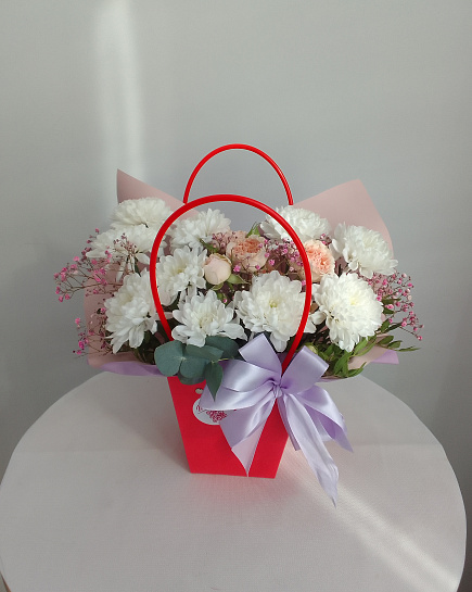 Assembled bouquet with delivery to Astana