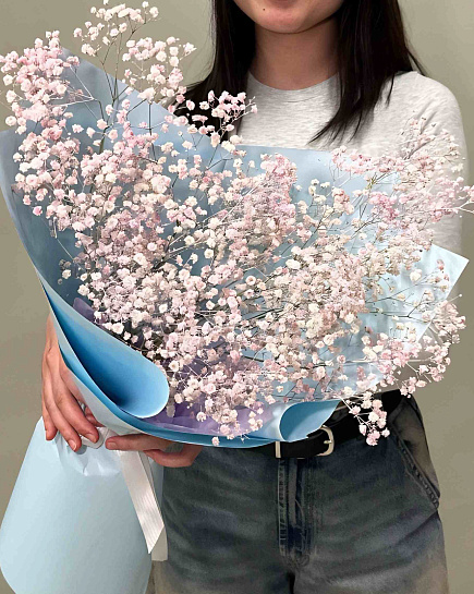 Bouquet of Pink cloud flowers delivered to Astana