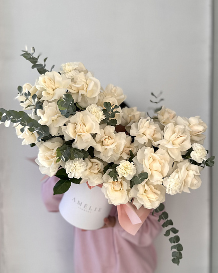 Bouquet of Tender composition flowers delivered to Astana