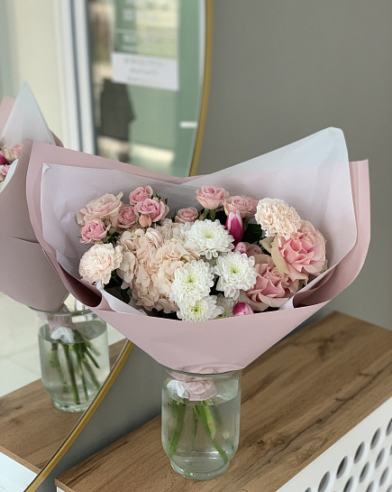 Bouquet of Buket «Gentle rustle» flowers delivered to Astana