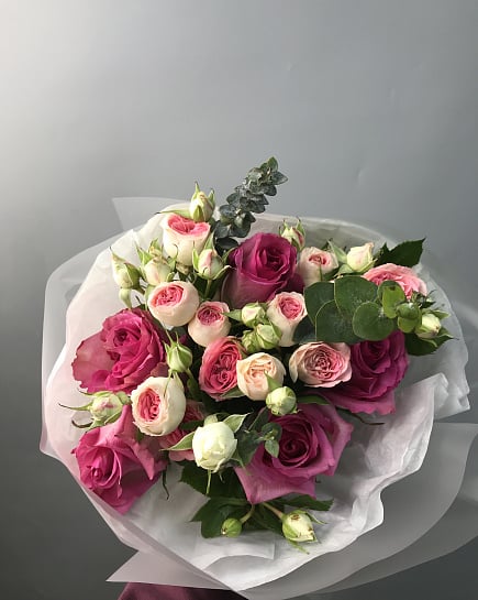 Assembled bouquet with delivery to Astana