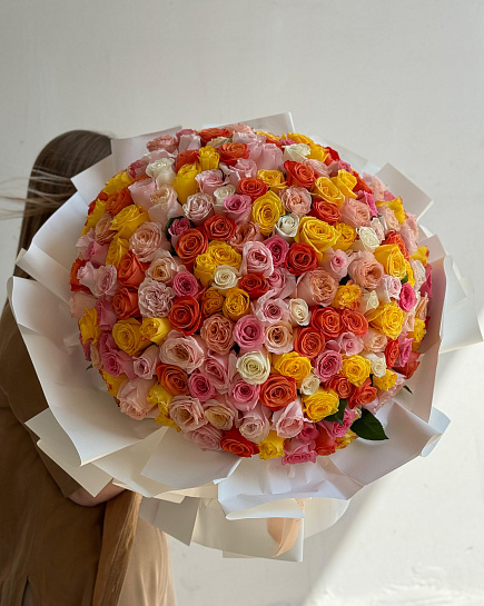 Bouquet of 201 roses with delivery to Astana