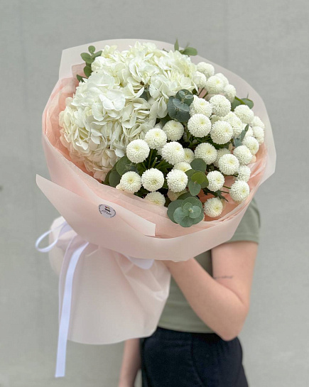 Bouquet of Balloon flowers delivered to Almaty