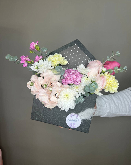 Bouquet of Nice compliment flowers delivered to Shymkent