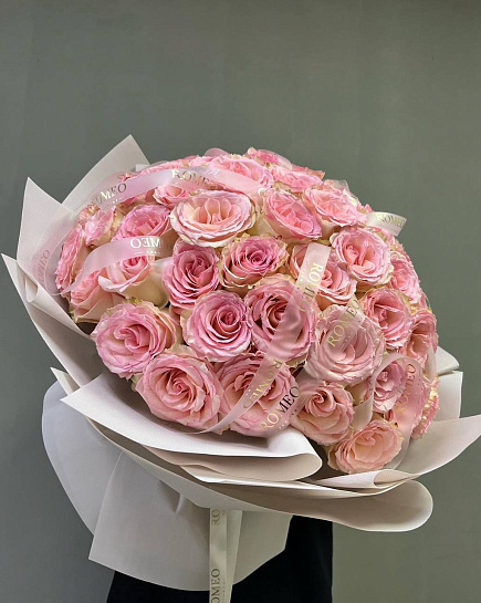 Delicate bouquet of 51 roses with delivery to Ust-Kamenogorsk