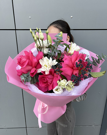 Assembled bouquet with delivery to Astana