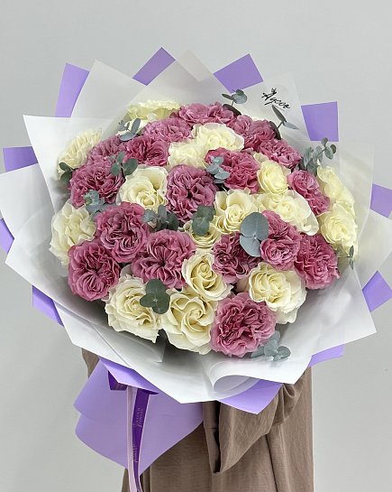 Bouquet of Velvet flowers delivered to Astana