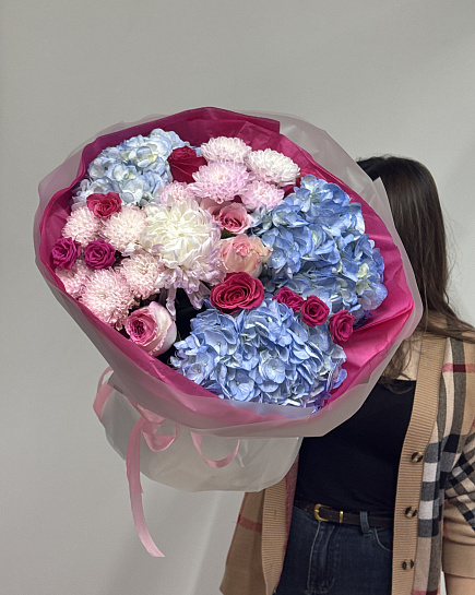 Assembled bouquet with delivery to Astana