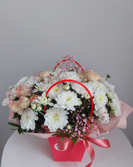 Assembled bouquet with delivery to Astana