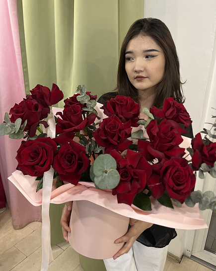 Assembled bouquet with delivery to Astana