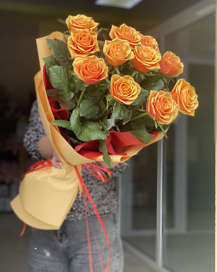Bouquet of Bouquet of roses flowers delivered to Karaganda