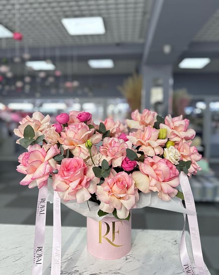 Pink charm with delivery to Almaty