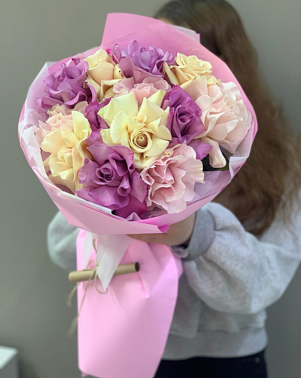 Букет французских роз с доставкой по Алматы