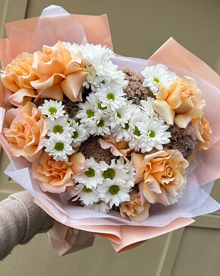 Bouquet of Petal combination flowers delivered to Almaty