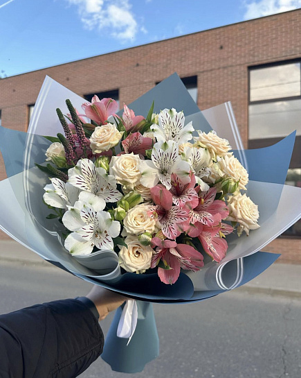 Bouquet of Florianna flowers delivered to Kostanay.