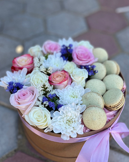 Delicate macarons with delivery to Kostanay.