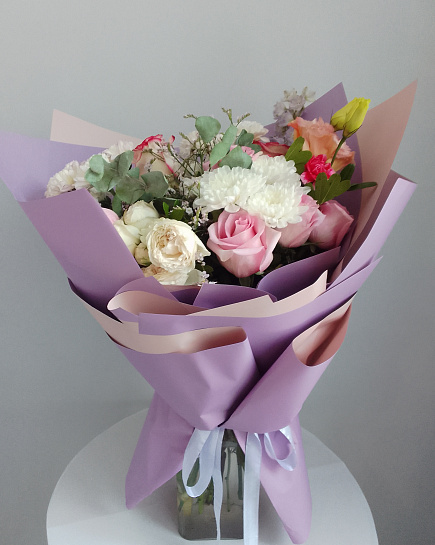 Assembled bouquet with delivery to Astana