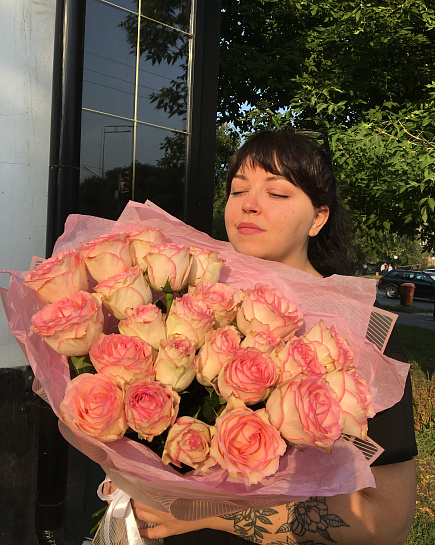 Bouquet of pink dreams flowers delivered to Petropavlovsk