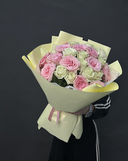 Bouquet of Marshmallow (shade to the florist's taste) flowers delivered to Astana