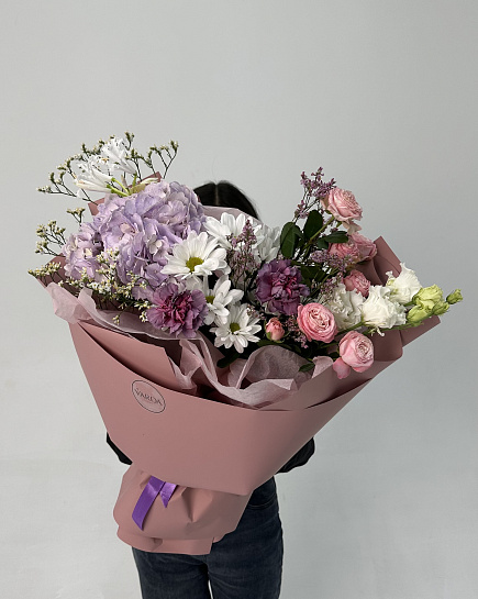 Bouquet of Purple May flowers delivered to Astana