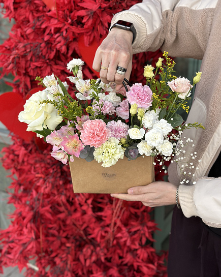Bouquet of Handbag flowers delivered to Astana