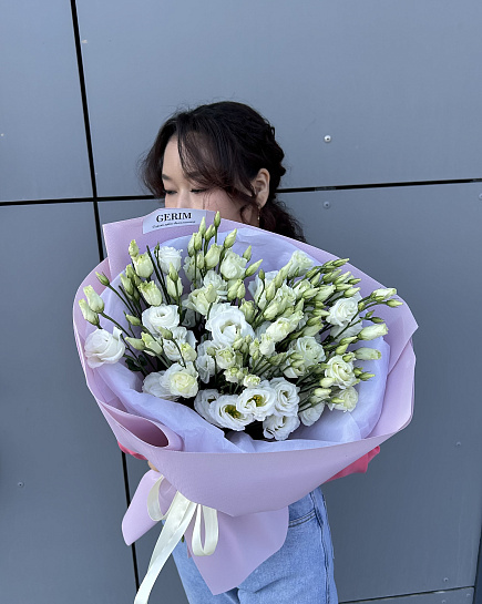 Bouquet of Eustoma 9 flowers delivered to Astana