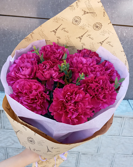 Bouquet of Azure sky flowers delivered to Pavlodar