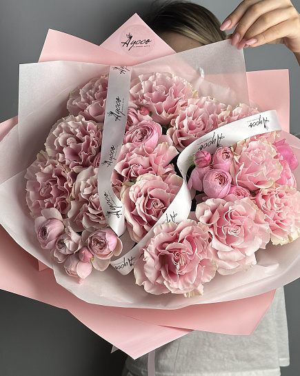 Bouquet of Pink order flowers delivered to Astana