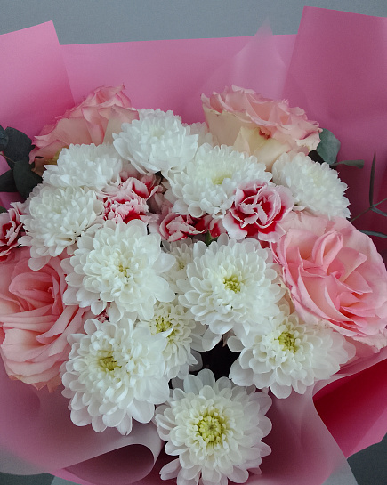 Assembled bouquet with delivery to Astana