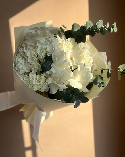 Bouquet of White Delicate Bouquet ❤ flowers delivered to Almaty