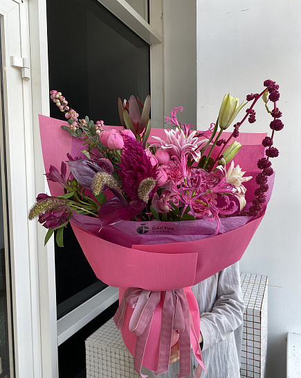 Assembled bouquet with delivery to Astana