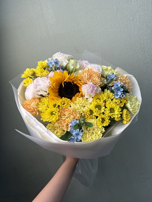 Солнечный микс с подсолнухом