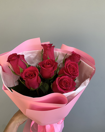 Assembled bouquet with delivery to Astana