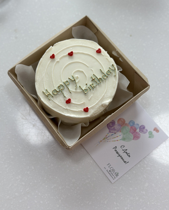 Бенто торт «happy birthday”